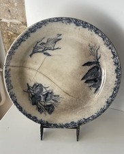 ANCIEN PLAT ASSIETTE TERRE DE