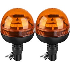 2pcs Gyrophare LED Orange, 12V