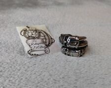Bague homme cranes / tête de mort et griffes gothique en acier  taille 66