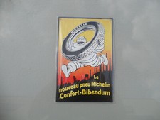 PLAQUE METAL: MICHELIN " CONFORT BIBENDUM "   20*30 CM