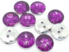 10 BOUTONS Acrylique STRASS