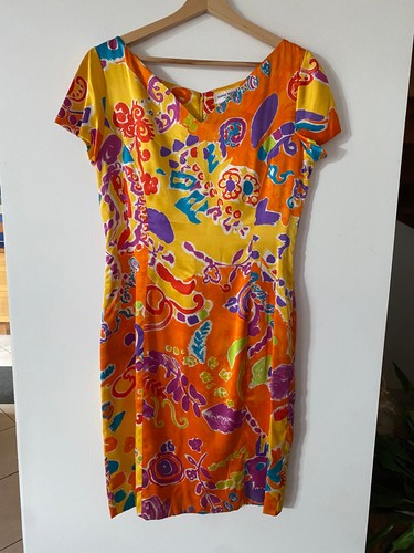 Robe soie lumineuse - robe,