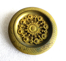 Beau Cache-embrasse à rideau ou cache-clou XIX ,empire  ,ornement en bronze