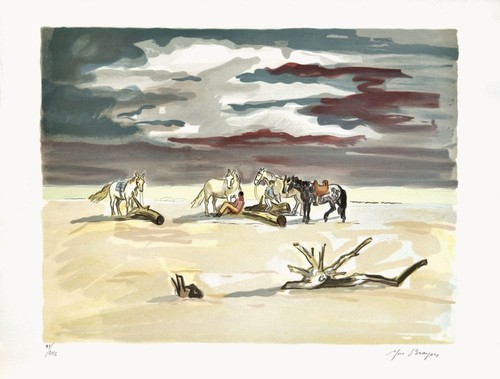 Yves brayer lithographie - yves,