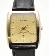 [Exc+5] Montre à quartz carrée pour homme RADO DIASTAR 152.0420.3 28mm...