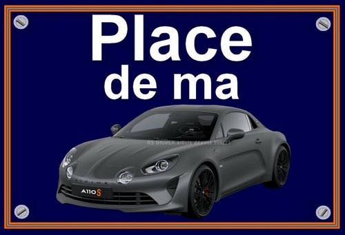 Plaque alpine place de ma - place,
