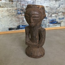 Statue HEMBA Congo sculpture bois art africain vintage antique µ