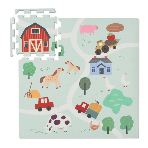 Tapis jeu puzzle mousse sol - tapis,