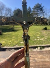 Croix D'Autel XIX Eme Bronze