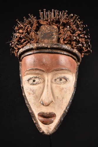 22986 masque casque bakongo - 22986,