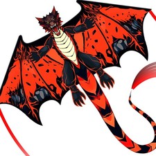 Red Evil Dragon Cerf-volant
