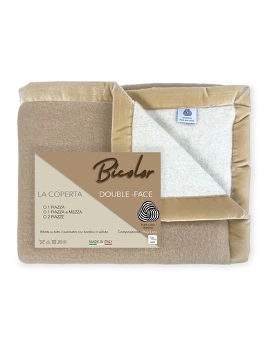 Couverture bicolore pure - couverture,