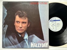 VINYLE MAXI 45 TOURS JOHNNY HALLYDAY Aimer Vivre - Vinyle Promo 1985