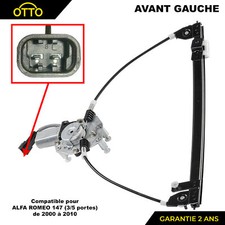 Mécanisme de Lève Vitre Avec Moteur 2 FILS prévu ALFA ROMEO 147 (3/5 portes)