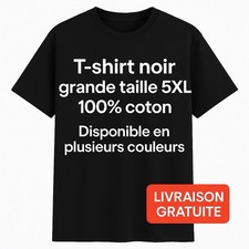 T-shirt homme grande taille
