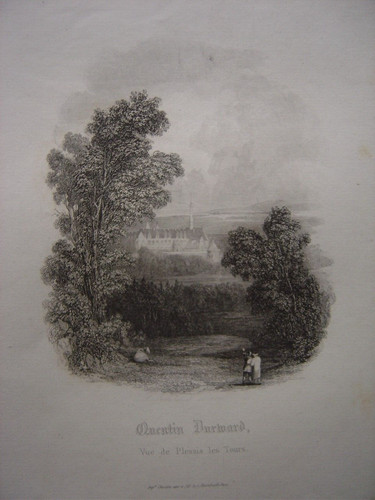 Gravure quentin durward vue - quentin,