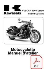 MANUEL REVUE ATELIER RÉPARATION PDF KAWASAKI VULCAN VN900 VN CUSTOM 