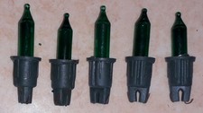 5 ampoules de rechange pour guirlandes de noël 100 vertes lampes Lumineux