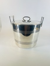 Seau à glace MAPPIN & WEBB Paris vintage – métal argenté – Rafraîchissoir 50’s