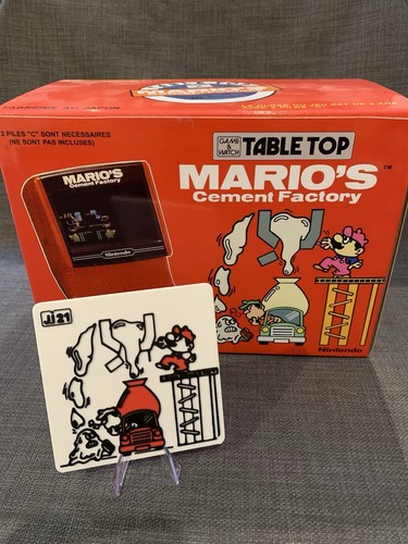Game watch mario cement - game, mario’s