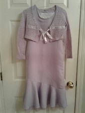 Disorderly Kids Lavender Formal Dress w/ Cardigan