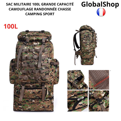 Sac militaire 100l grande - militaire,