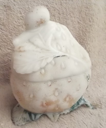 Ancienne bonbonniere fraise - bonbonniere,