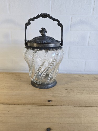 Bonbonniere verre torsadé - verre,