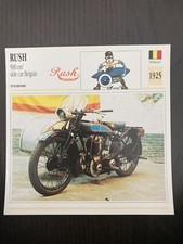 CARTE FICHE MOTO collection