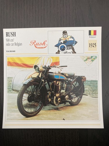 Carte fiche moto collection - carte,