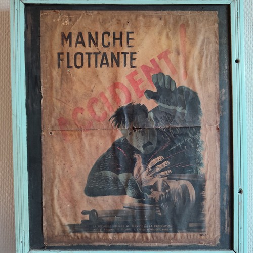 Affiche ancienne prévention - affiche,