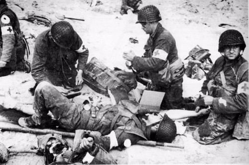 Ww2 medic normandie dday - us,