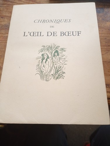 Chroniques oeil de - l'oeil, boeuf