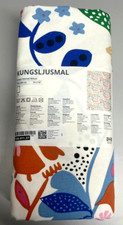 Tissu prédécoupé IKEA KUNGSLJUSMAL multicolore/motif floral 150x300cm 59''x118"