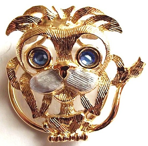 Clip attache foulard - , lion