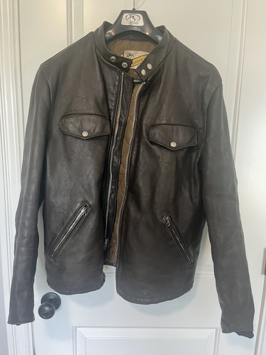 Schott perfecto brown - brown, cafe