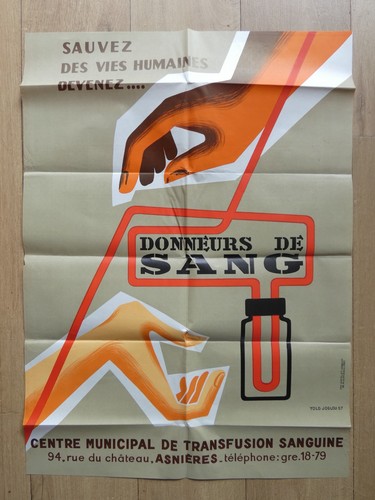 Affiche publicitaire ancienne