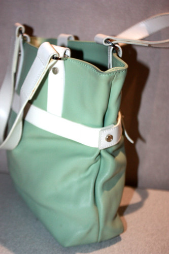 Lancel petit sac cuir - cuir, vert