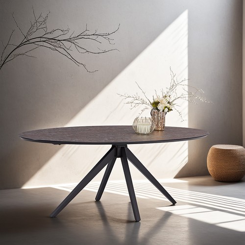 Table salle manger ovale - table,