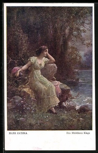 Carte postale artiste hans - d'artiste,