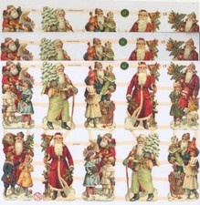 Chromo EF Découpis Père Noël 7313 Decoupage Collage Carterie