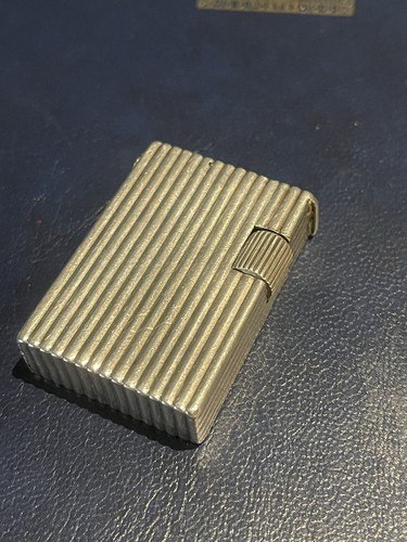 Briquet essence argent massif - briquet,