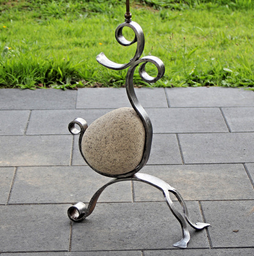 Grande lampe fer forgé - lampe,