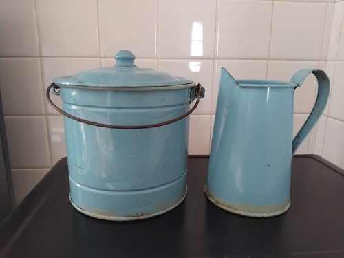 Jouet ancien tôle - jouet, seau