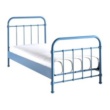 Lit Enfant Métal "New York" 90x200cm Bleu