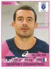 192 GEOFFREY DOUMAYROU # STADE FRANCAIS TOP 14 STICKER PANINI RUGBY 2016