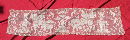 Linge ancien grande broderie