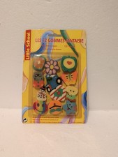 Lot de 12 gommes fantaisie