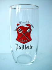 * VERRE A BIERE PAILLETTE 1596