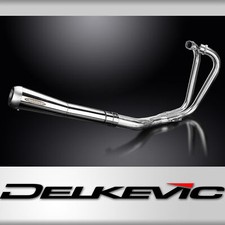 Kawasaki Z750B Twin 1976-79 Echappement 2-1 Silencieux A Cone Inverse Inox Poli